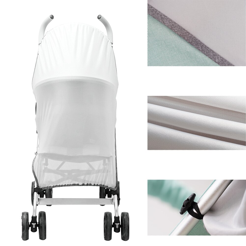 Sun Shade Carriage Pram Crib Pushchair Universal Durable Foldable Baby Stroller Mosquito Net Anti UV Insect Cover Summer