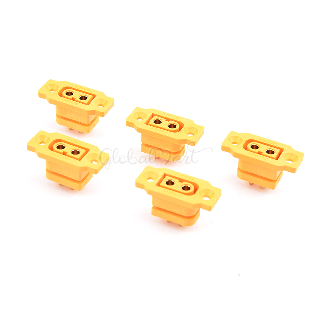 5Pcs XT60E-F XT60E Vrouwelijke Plug Grote Stroom Goud/Messing Ni Plated Connector Power Batterij Aansluiten Adapter Voor Diy rc Auto