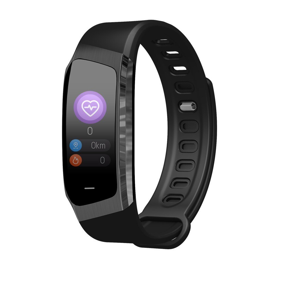 SeenDa E18 Smart Uhr Sport Männer Armbanduhr Fitness Tracker Smart Uhr Für Android Und IOS Telefon Bluetooth Frauen Smart Uhr: Black