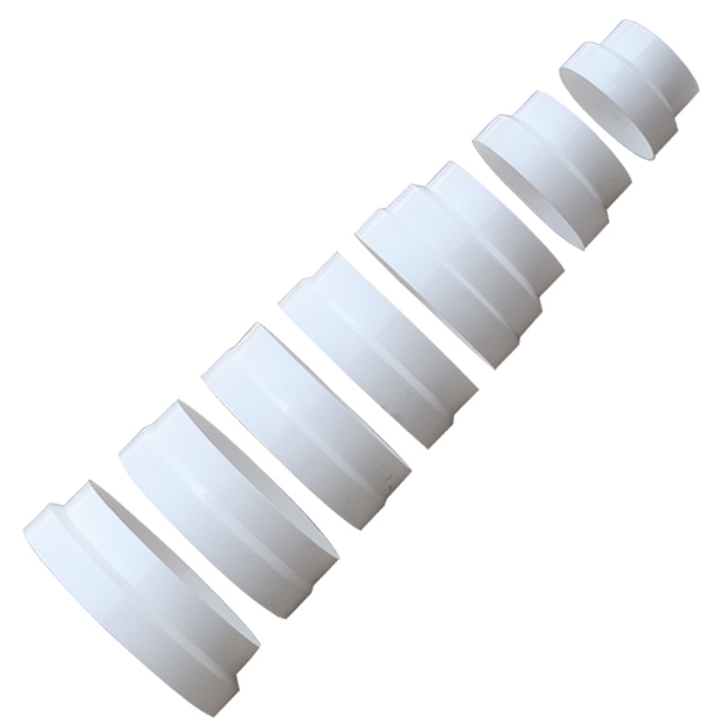 Universal Exhaust Hose Adapter Pvc Coupling Pipe Connector Fitting Diameter 80-200 Mm Duct Reducer for Air Ventilation Systems