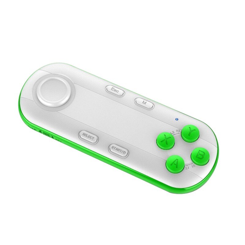 Bluetooth Wireless Gamepad Android Game Pad Remote Controller Joystick For PC Smart Phone Ebook TV VR Box: White