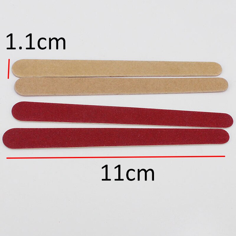 10 Stks/partij Nail Art File Gereedschap Kleurrijke Schuren Nail File Buffer Voor Salon Manicure Uv Gel Polijstmachine Tool