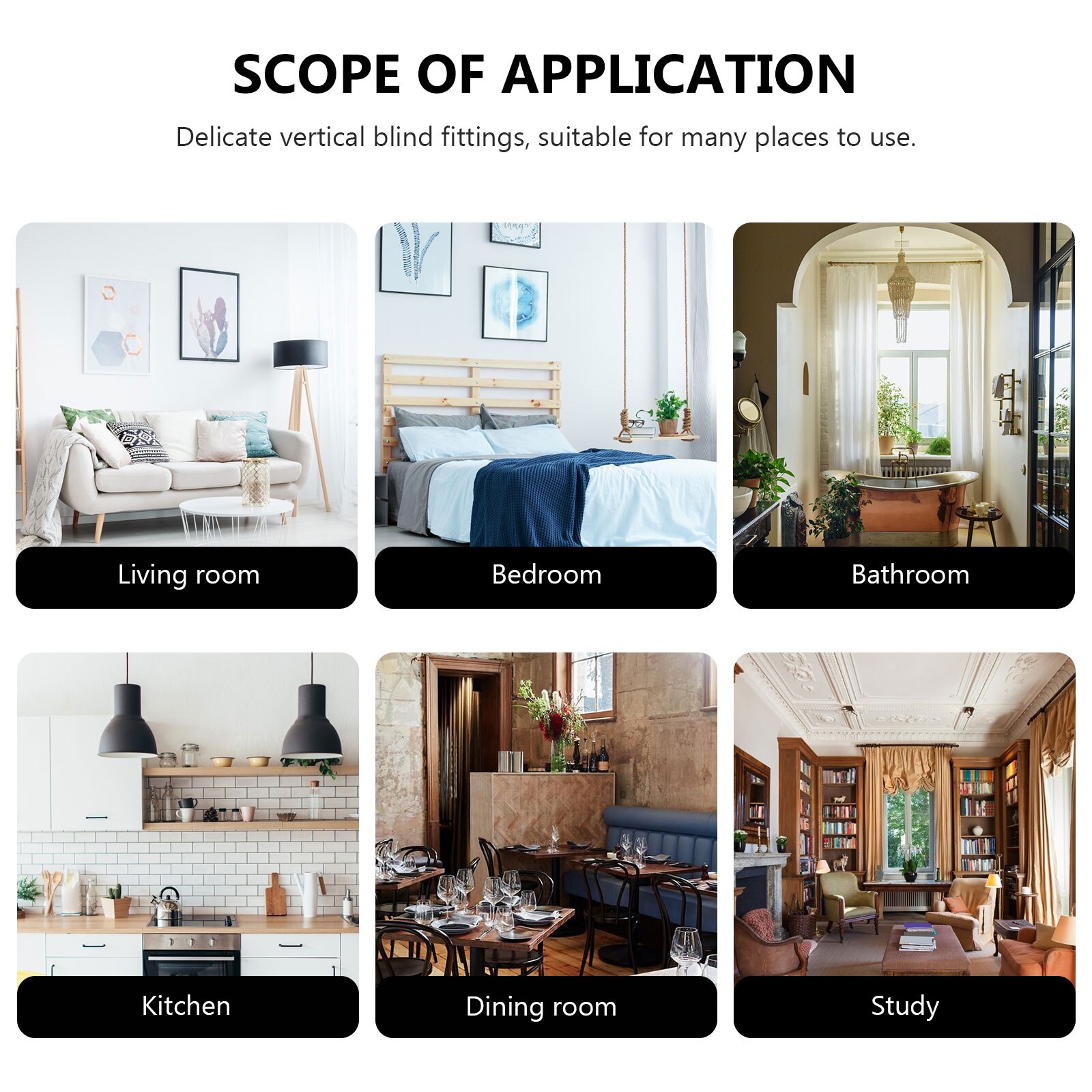 10PCS 89mm Plastic Bottom Plate for Vertical Blind Portable Bottom Weights Slats Vertical Blind Fittings Roller Accessories