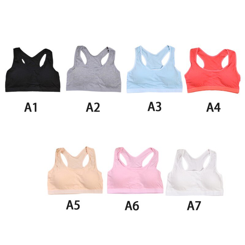 Aorine Nahtlose BH Sets Für Mädchen 7-10 Jahre - Baumwoll Trainings Bralettes Ohne Bügel