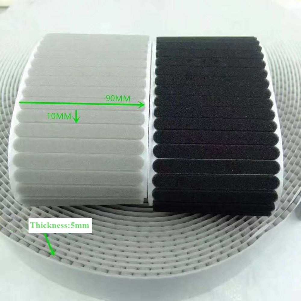 Bandes éponge autocollantes Anti-buée en microfibre, 100 pièces/ensemble de masques, pont nasal