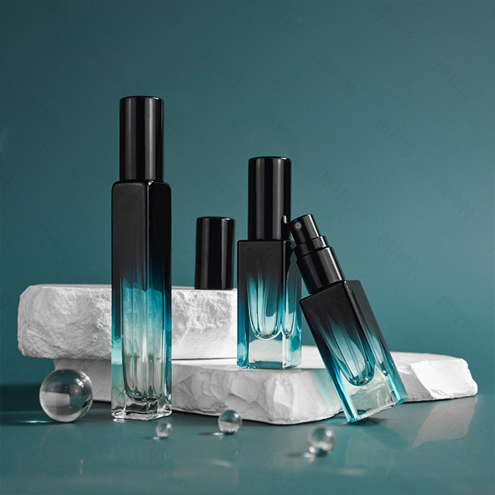 5Ml/10Ml High-End Parfumfles Vierkante Glazen Spuitfles Reizen Draagbare Monster Geurverstuiver Navulbare Container