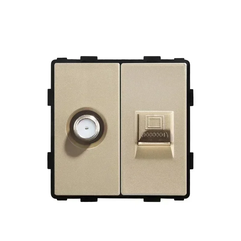 BINGOELEC Socket with Glass Light Switches Wall So... – Grandado