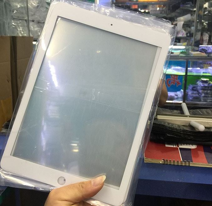 1Pcs LCD Screen Front Outer Glas Objektiv für Tablet PC für iPad 6 Air 2 mini 4 9,7 10,5 12,9 zoll Reparatur Platte schwarz weiß