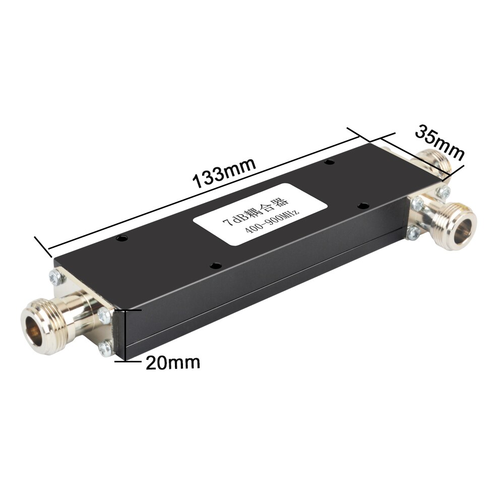2- vejs hulrums n-hunstik 400-900 mhz power splitter divider til walkie talkie signal booster / repeater / forstærker