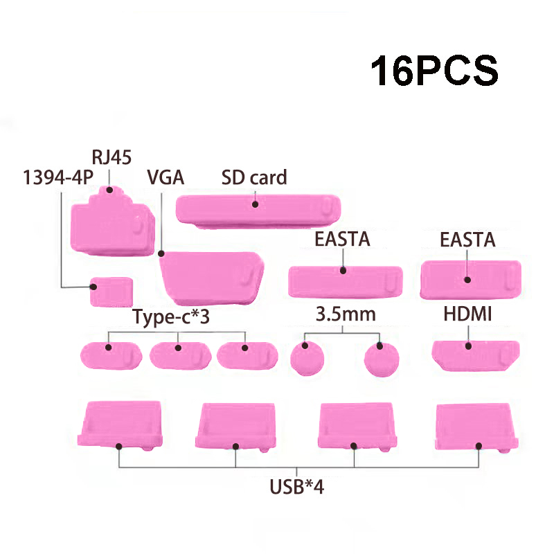 13 pçs/set Colorido Silicone Anti Poeira Tampa Da Ficha Stopper plugue poeira Laptop laptop à prova de poeira plugue poeira usb Acessórios de Computador: Outros