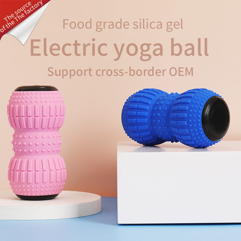 Elektrischer faszienball, beinmuskelentspannung, schulter-vibrationsmassageball, nacken- und taillenmuskelmassageball, yogaball, sport-körpermassageball