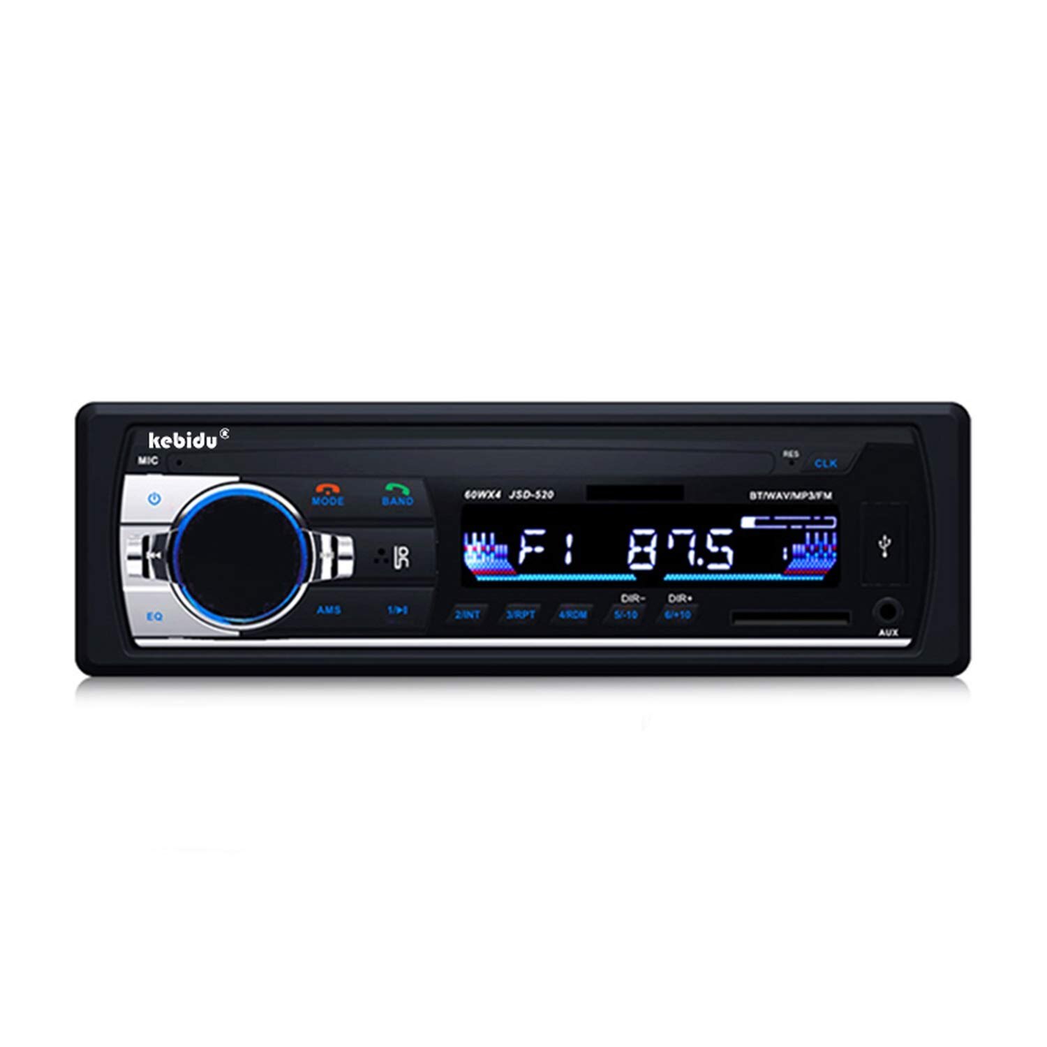 Car 24V Bluetooth MP3 Car Radio Stereo Bluetooth 24V in-Dash 1 Din FM Aux Input Receiver JSD-520 FM Radio