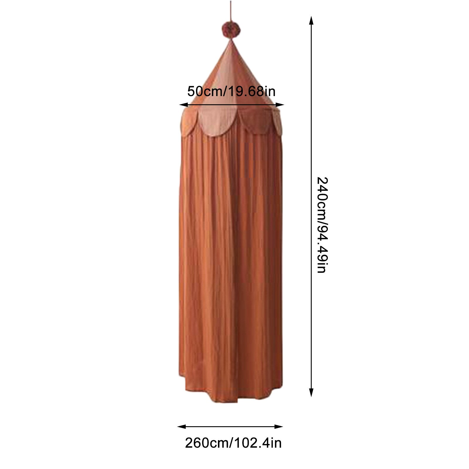 nordisch Hängen Kuppel Moskito Netz Chiffon Krippe Baldachin Vorhang freundlicher Zelt Baby Chiffon Decke Bett Vorhang