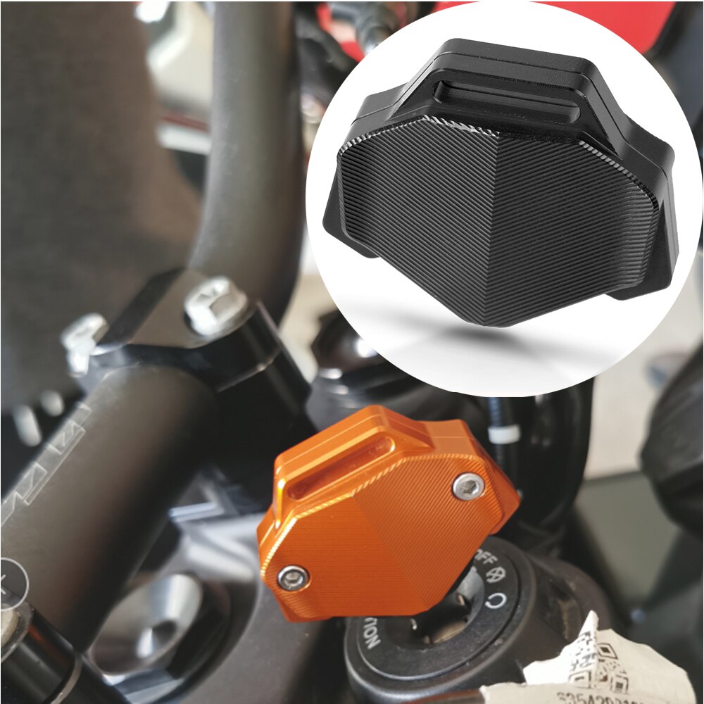 Voor Ktm 790 Adventure 790 Adventure R S Motorfiets Aluminium Koplamp Guard Protector Cover Bescherming Grill 790 adv: Key cover-Black