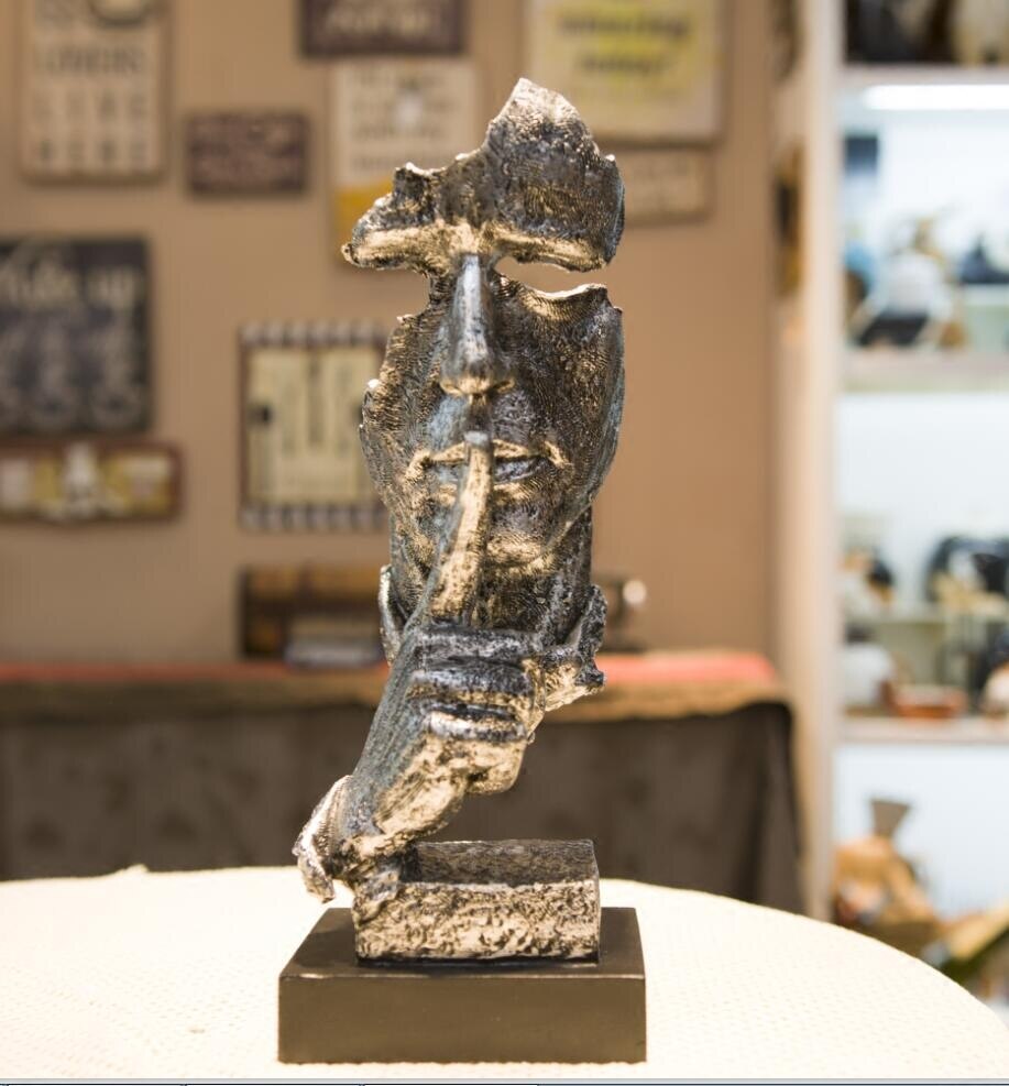 Moderne statuer abstrakte ansigter kunst stuer antikke boliginventar og dekorationer i nordeuropa: 2
