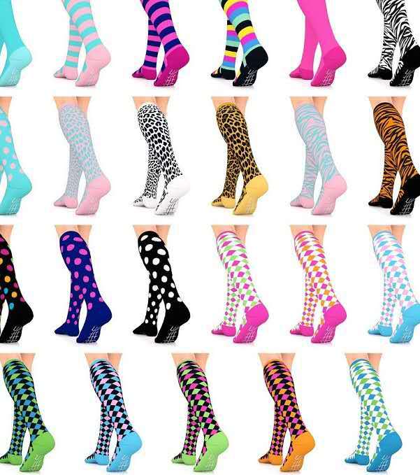 Women's Sports Compression Stockings Nurse Stockings Knee High Socks Women Socks Knee and Leg Compression Socks