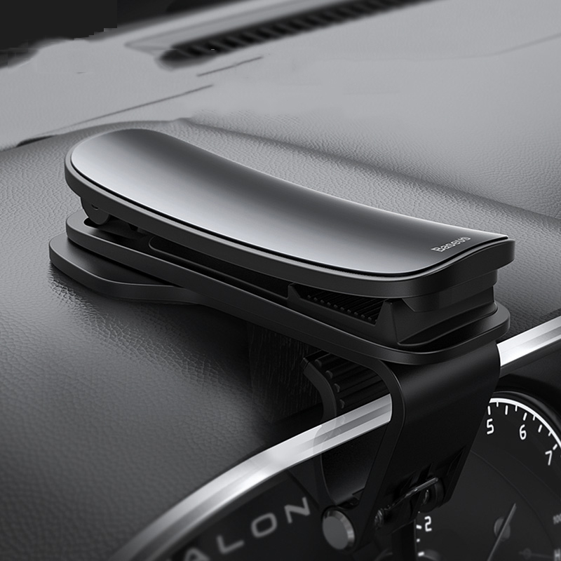Support de téléphone de voiture Baseus support de téléphone de tableau de bord de Navigation GPS à 360 degrés dans la voiture pour support de montage universel à Clip de téléphone: Default Title
