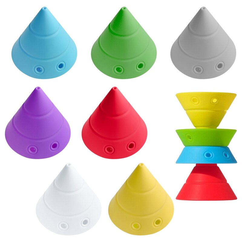 Kids Brain Development Early Education Toy Multicolor Convertible Cones Building Toys Parent-child Interactive Game