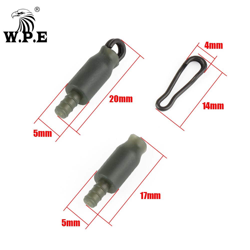 SPORTARC 10 Pezzi Alimentatori A Gabbia Per Pesca Carpa – 5.5 Cm, Primavera In Linea, Terminale Con Gabbia In Acciaio Inox E Plastica, Oro/Nero