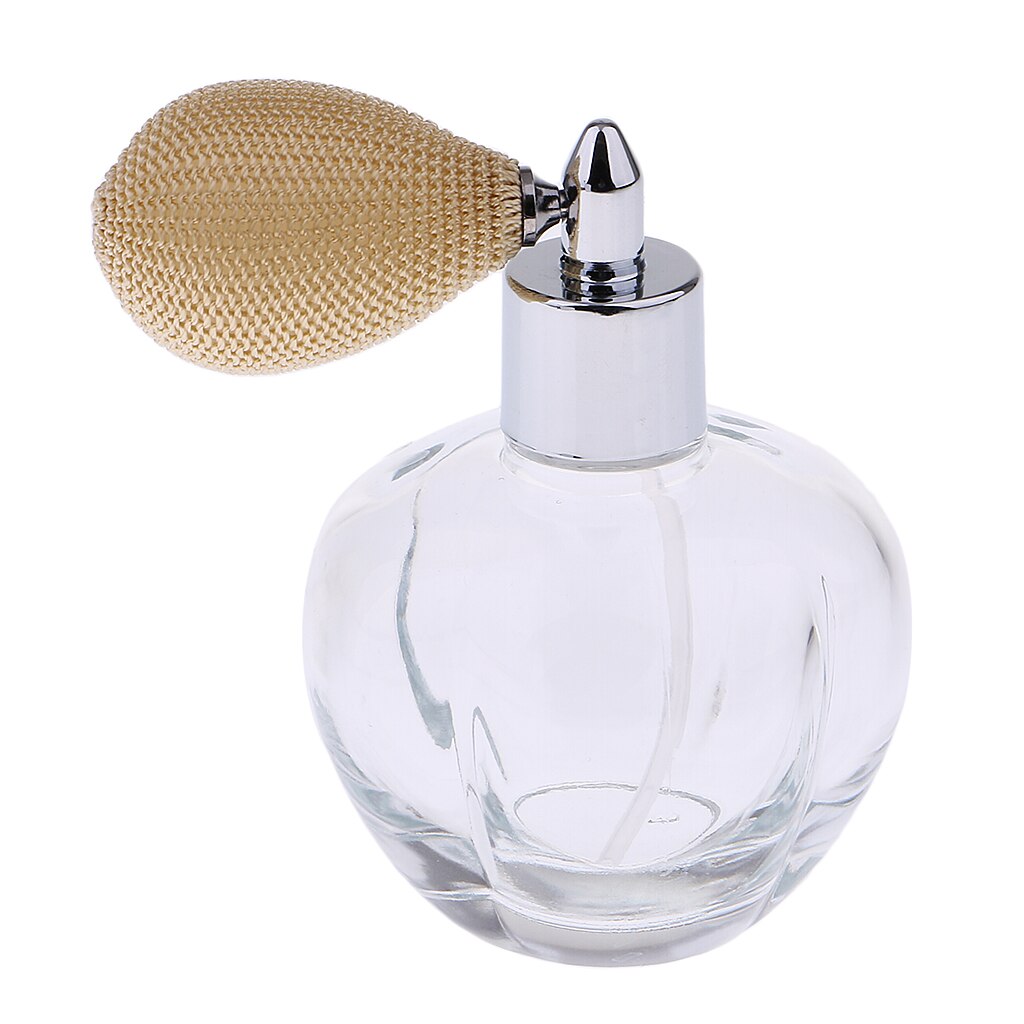 Perfume Atomisers Refillable Bottle Crystal Deco Spray EMPTY Glass 100ml Cute Shape
