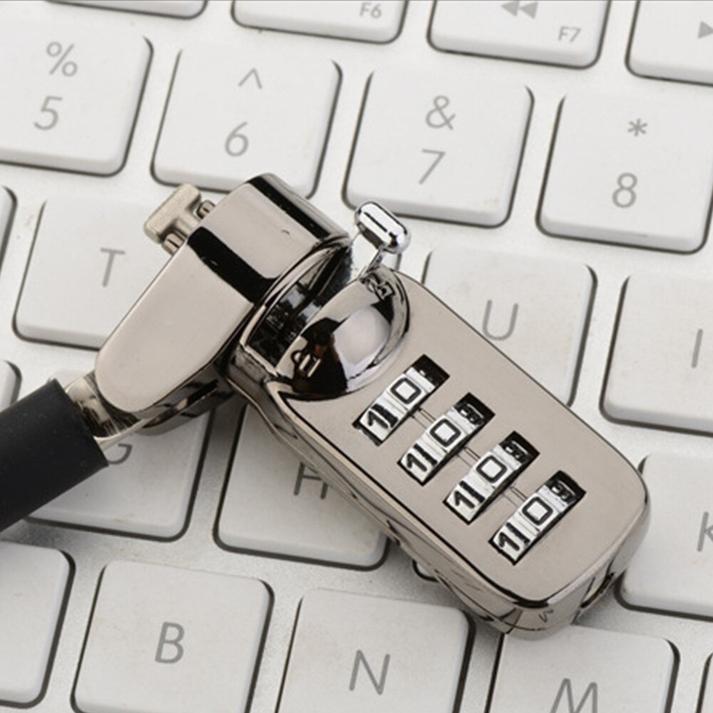 Password Security Anti Theft Bold LCD Monitor Office Travel Computer Lengthen 360 Degree Rotation Home Practical Notebook Lock