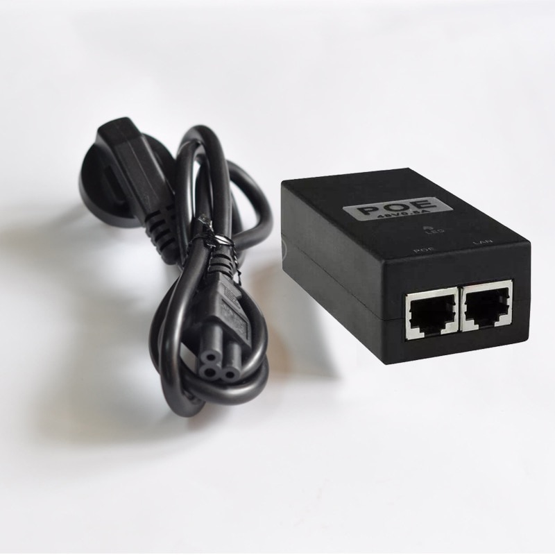 YiiSPO Cctv 24V1A 15.4 W POE Stekker POE Injector Ethernet Adapter IP Camera Telefoon PoE Voeding EU plug
