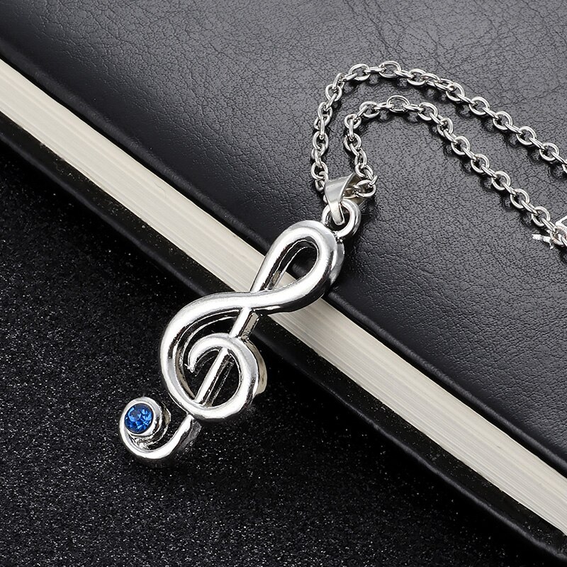 Sieraden Muzieknoot Ketting Voor Lover Muzieknoot Rhythm Mode Vrouwen Lange Ketting Sieraden