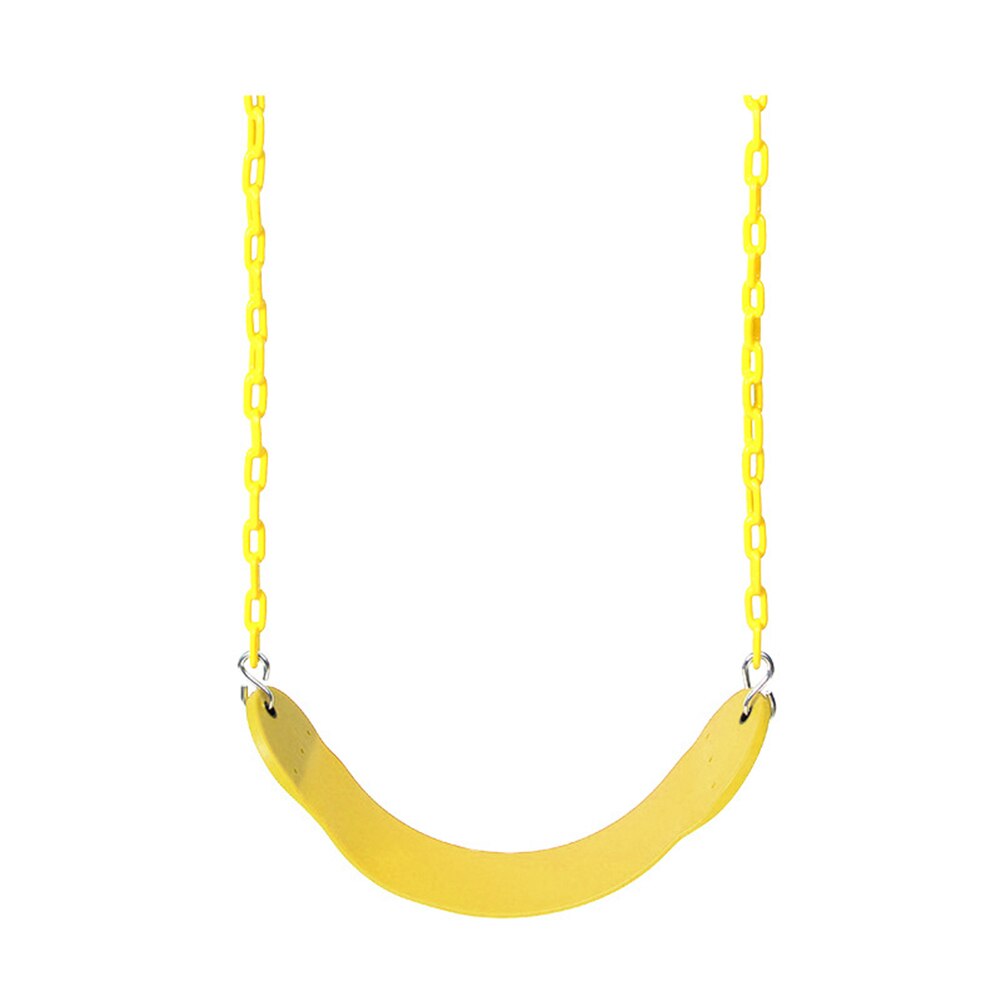 Planche à balançoire Portable EVA colorée pour enfants, accessoires de balançoire d'extérieur, combinaison de cadre, jardin, cour, jouets d'extérieur pour enfants: swing-001 yellow