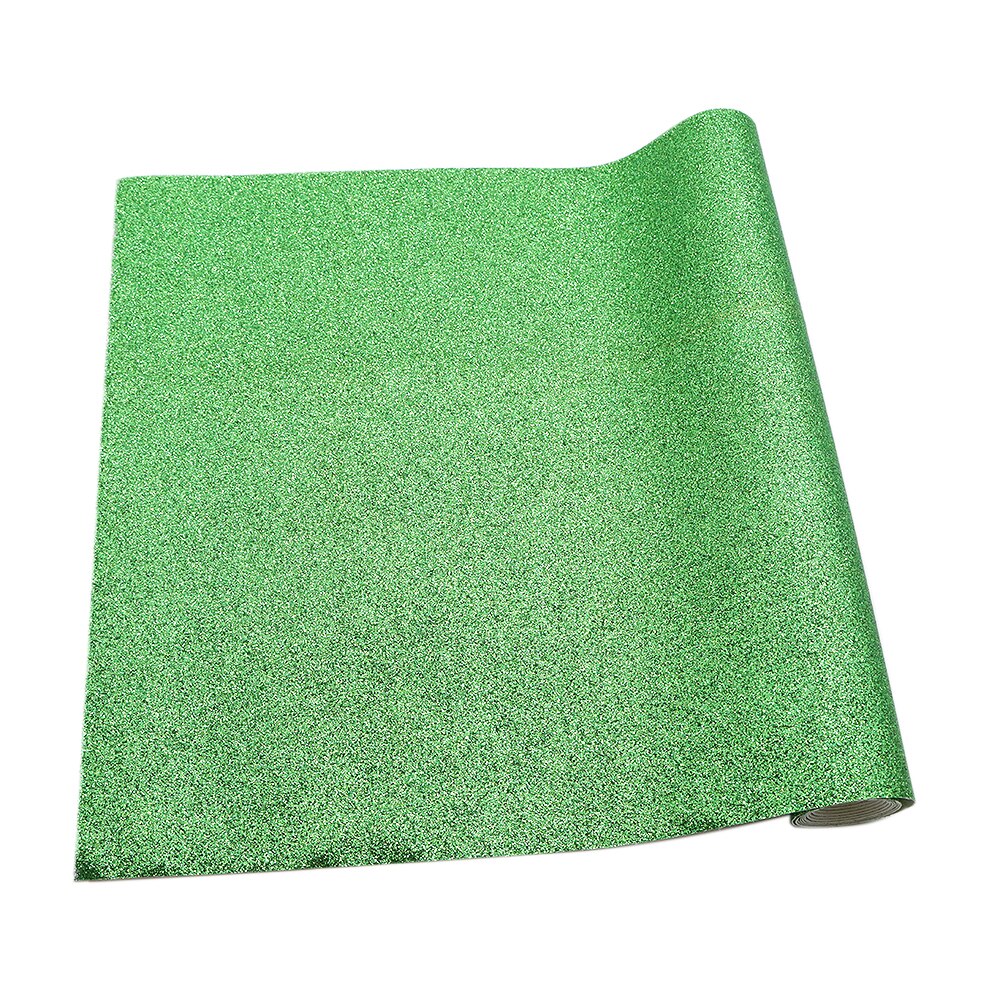 30*140cm ensfarget fint glitter i kunstig skinn stoffark, håndlagde materialer til veske sko telefonveske ,1 yc 4391: 1054204056