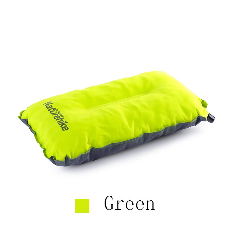Naturehike Self Inflating Pillow Sponge Non-slip Compressed Folding Compact Automatic Inflatable Pillow Outdoor Travel Camping: Green