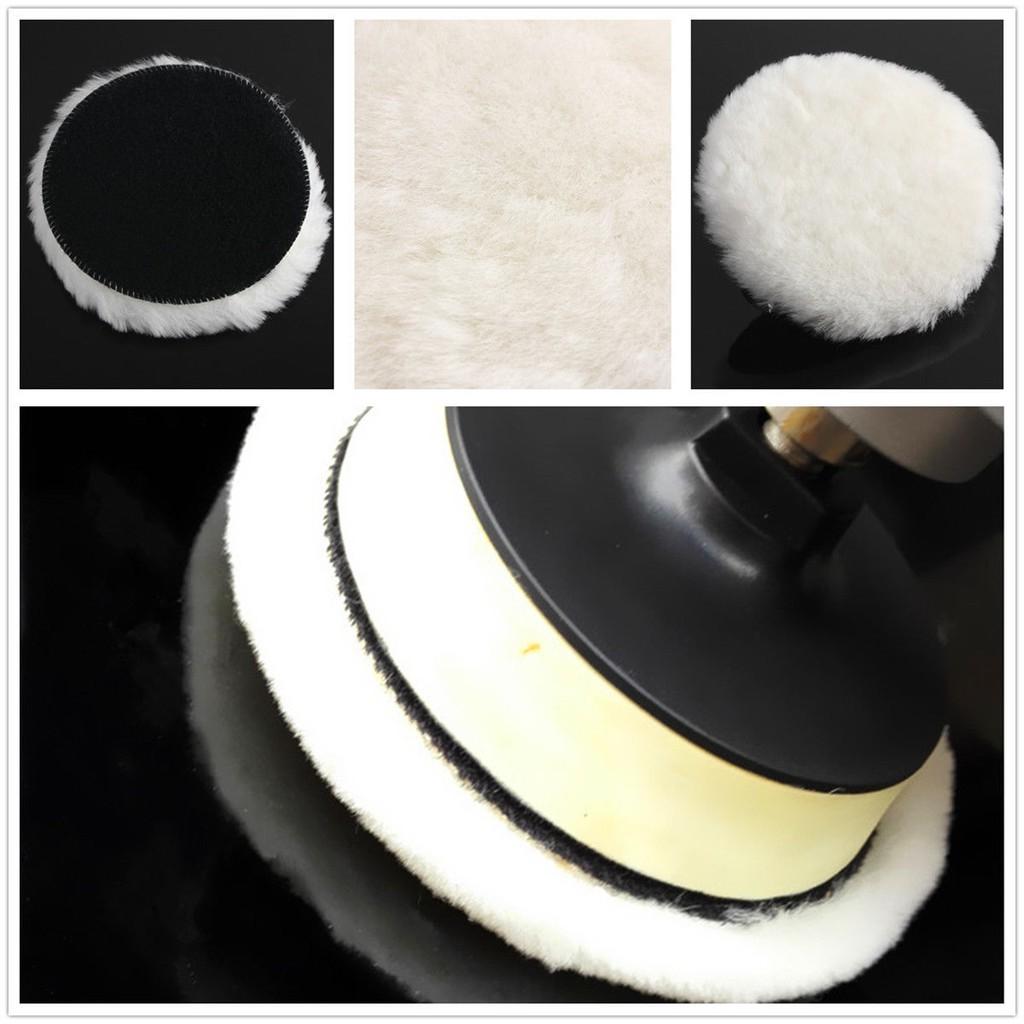 Auto Repair Seal Glaze Beauty Polishing Wheel Wool Ball Self-adhesive Pure Wool Polishing Car Maintenance Tool
