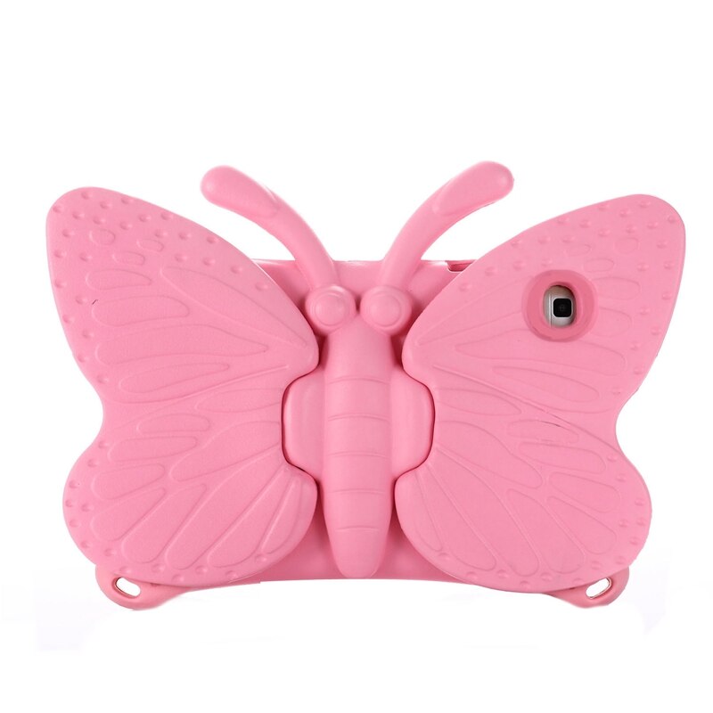 Case For Samsung Galaxy Tab A 10.1 SM-T510 SM-T515 Cute butterfly Kids Tablets Cover For Samsung T510 T515 fundas+Soft Film: Pink