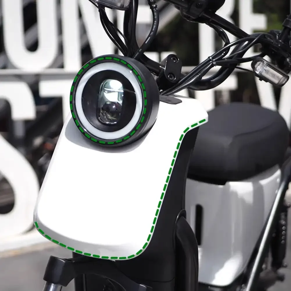 Reflecterende motorfiets sticker DIY gestippelde tape rolstrip decoratie accessoires auto sticker vinyl elektromobiel striping tape