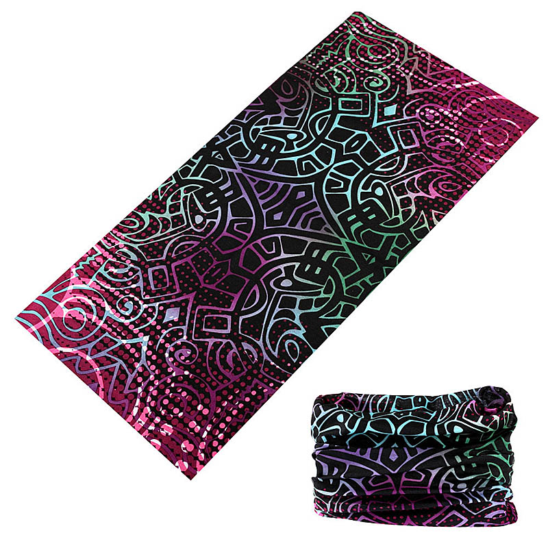Versatile Seamless Bandana For Men Women Gradient Color Sports Mask Cycling Headband Face Shield Neck Scarf Ciclismo Balaclava