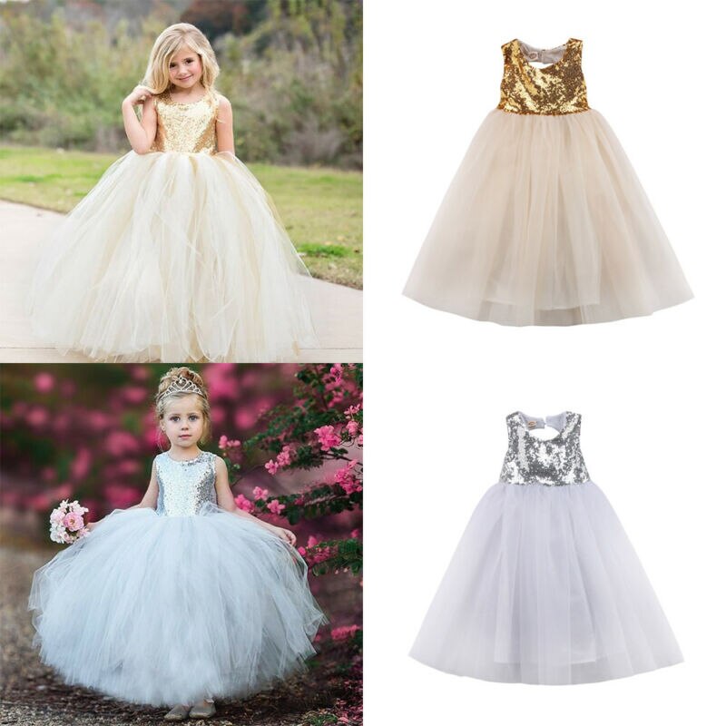 Conjunto de vestido de dama de honor de boda Formal de de princesa de flor de chica chico