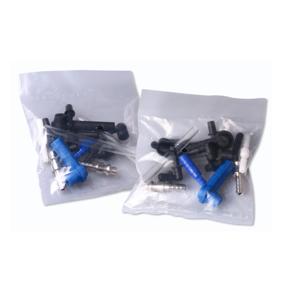 16Pcs Brake Oil Exchange Tool Replacement Machine Parts Adapters Brake Fluid Joint Rubber Head Extraction Tool Oil Pumping Pipe