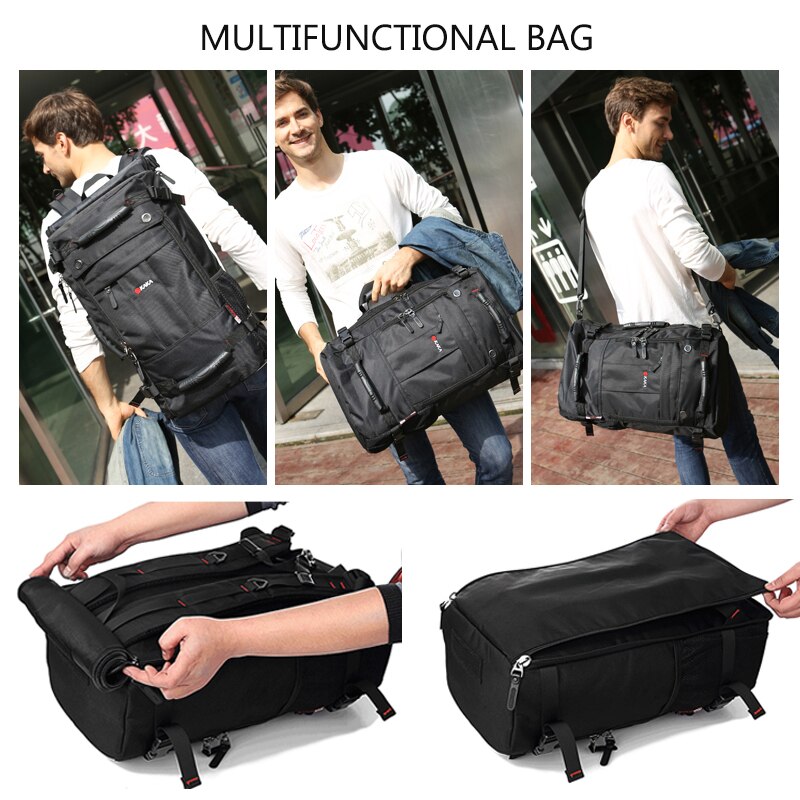 KAKA 50L Wasserdichte Reise Rucksack Männer Frauen Multifunktions 17,3 Laptop Rucksäcke Männlichen draussen Gepäck Tasche mochilas Beste