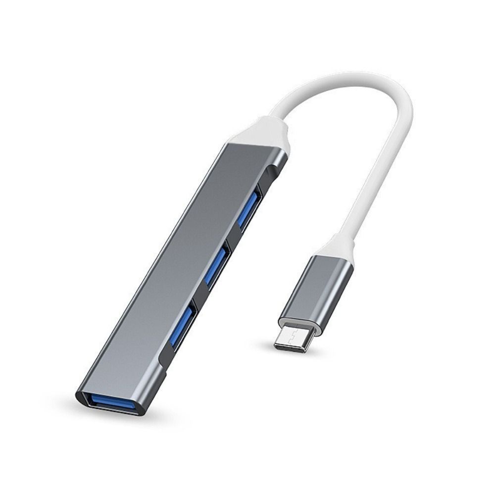 Hub USB 3.0 OTG à 4 ports, séparateur de Type C haute vitesse, adaptateur USB et type-c Stable Multiport pour PC, accessoires informatiques