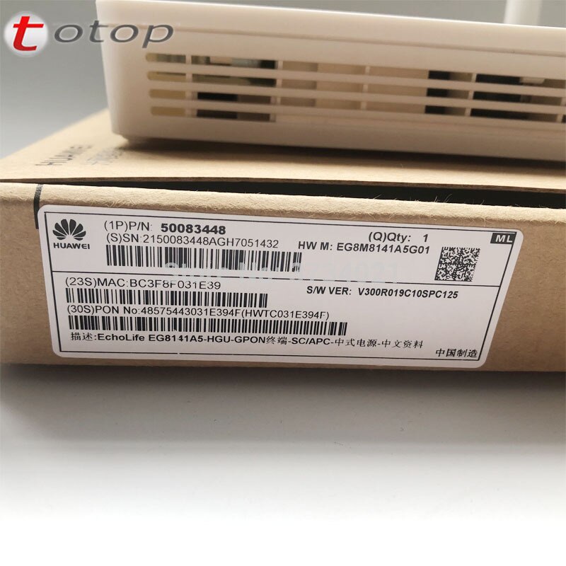 Model Huawei EG8141A5 1GE 3FE ont with router wifi gpon SC APC interface onu modem same function as HG8546M HS8545M5