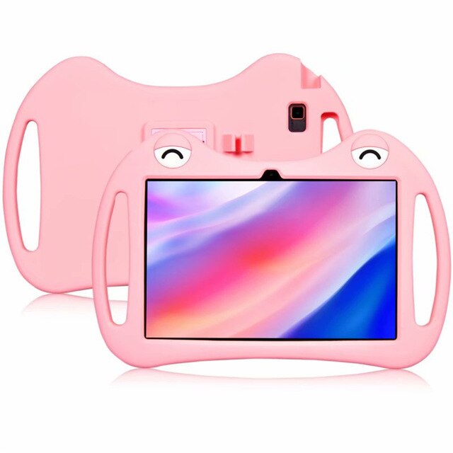 Silicon Case for Archos T101 4G (10.1") Tablet PC Funda Cover Adjustable Stand Free Stylus Pen: Pink