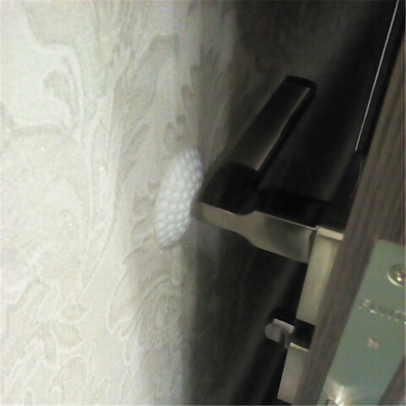 Bløde fortykkede stumme gummipuder til at beskytte væggen selvklæbende klistermærker dørpropp golfstil dørskærme til hjemmeprodukter