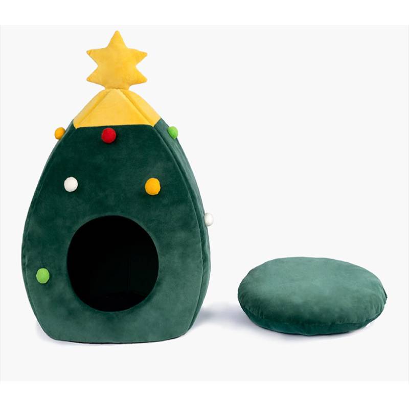 3 Stijlen Kat &amp; Hond Huis Kerst Huisdier Slapen Bed Voor Katten Winter Zachte Kleine Honden Bedden Kitten Cave Huis nest Puppy Mat Producten