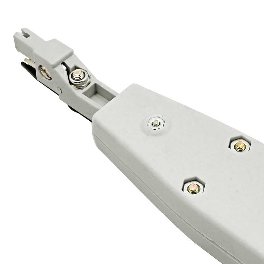 Ociodual Impact Crimper Lsa Voor Ethernet Netwerk Kabels RJ45 Stijl Krone Grijs Tool Insert Type Impactor En