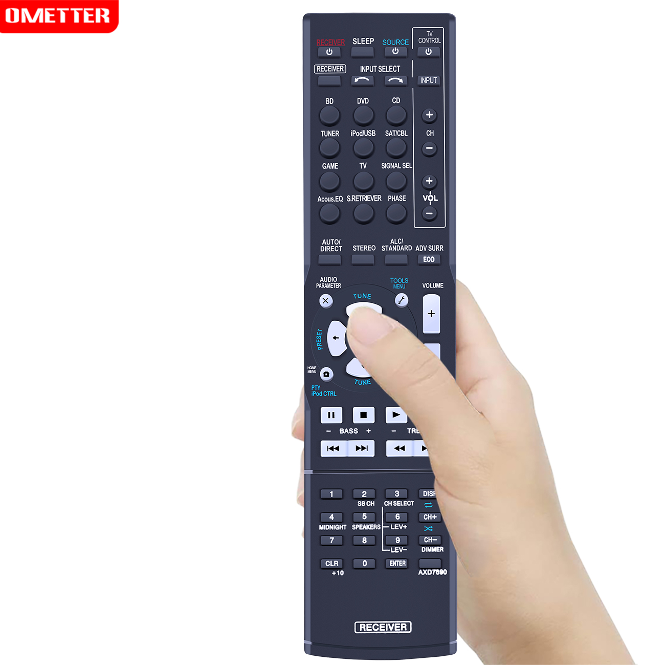 AXD7690 AXD7583 Control remoto para receptor AV Pioneer VSX-56TXI VSX-9300TX VSX-523-K VSX-72TXVI VSX-90TXV VSX-92TXH AXD7613