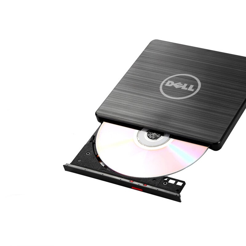 Dell USB 3.0 Slim Portable Optical Drive CD DVD RW Read Write High Speed Silent Desktop Laptop Notebook DVD Recorder Player Case
