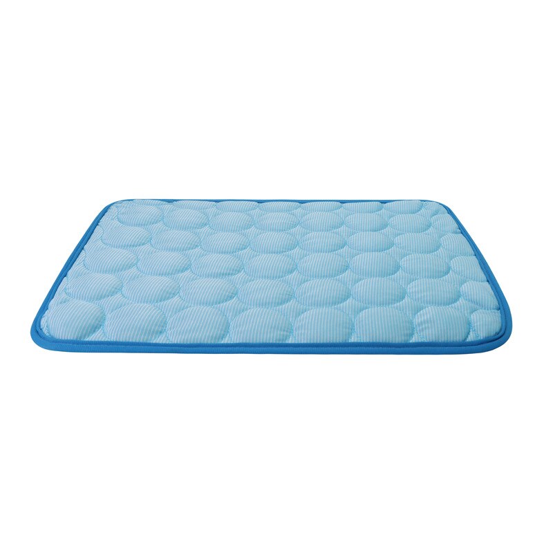 Haustierkissen, sommerkissen für hunde, eiskissen aus seide, sofakissen, eiskissen für haustiere, kühlendes schlafkissen, kühlendes katzenkissen: Blau