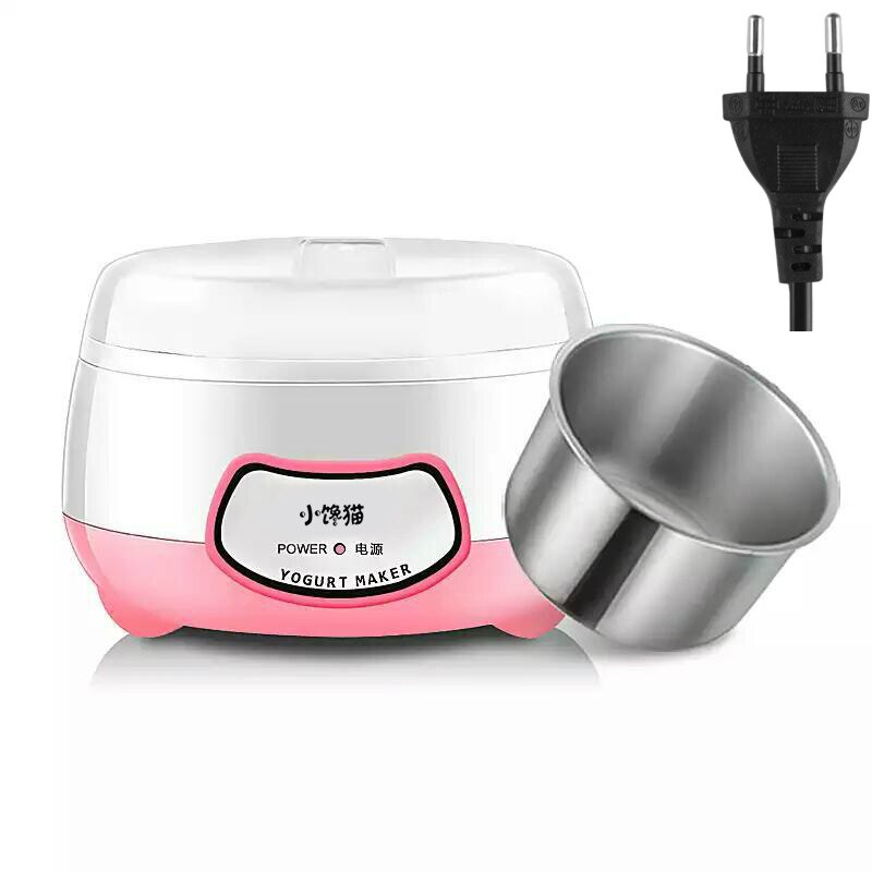 Mini máquina automática para hacer Yogurt, dispositivo de uso doméstico, con enchufe europeo, 220V