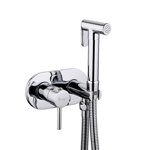 Bidet Kranen Wall Mounted Bidet Wc Kraan Douche Met Hanheld Sproeier Douche Chrome Hygiënische Douche Bidet Moslim: F7505cold and hot