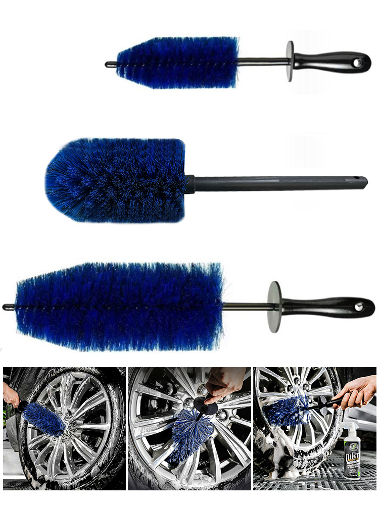 Car Tire Cleaning Brushes Tire Rim Washing Brush Wheel Clean Tools for Truck Motor Engine Grille Auto Washing Detailing Brush