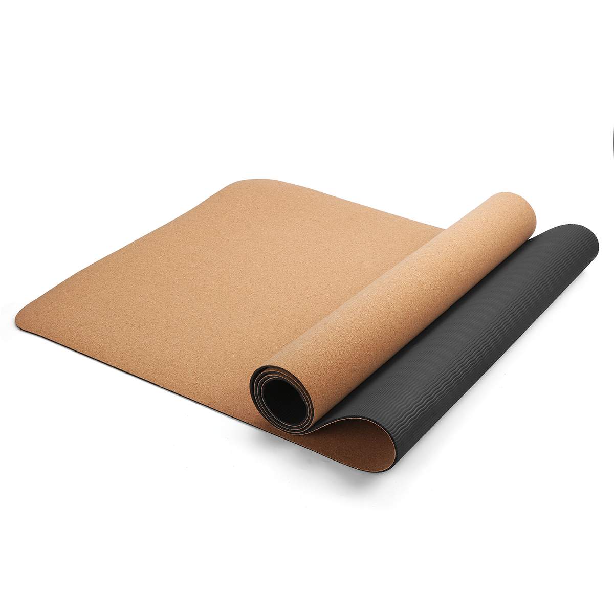 4/5/6/8 Mm Natuurlijke Kurk Tpe Yoga Mat Antislip Fitness Gym Oefening Sport Absorberen Zweet pilates Pads 183X61cm Yoga Matten